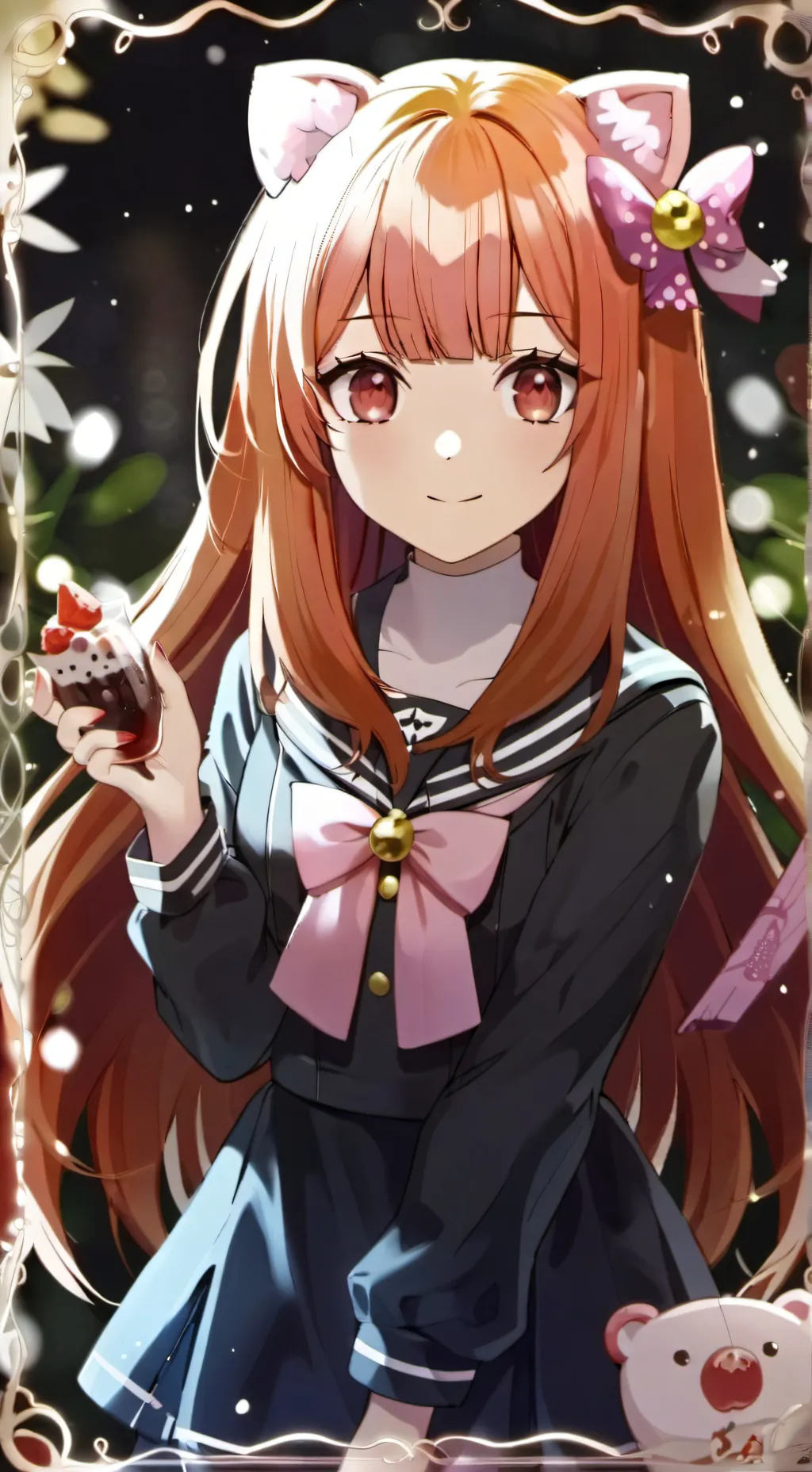 ai character: Osana Najimi  background