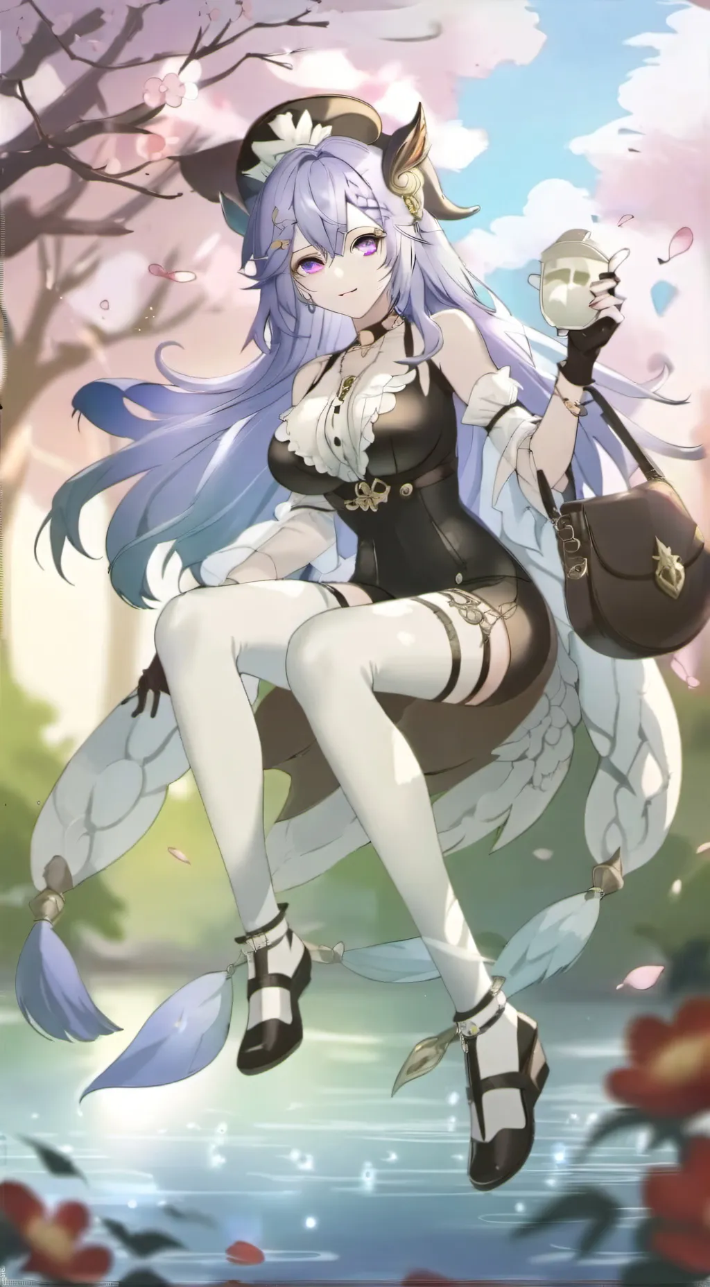 ai character: Anime girl background