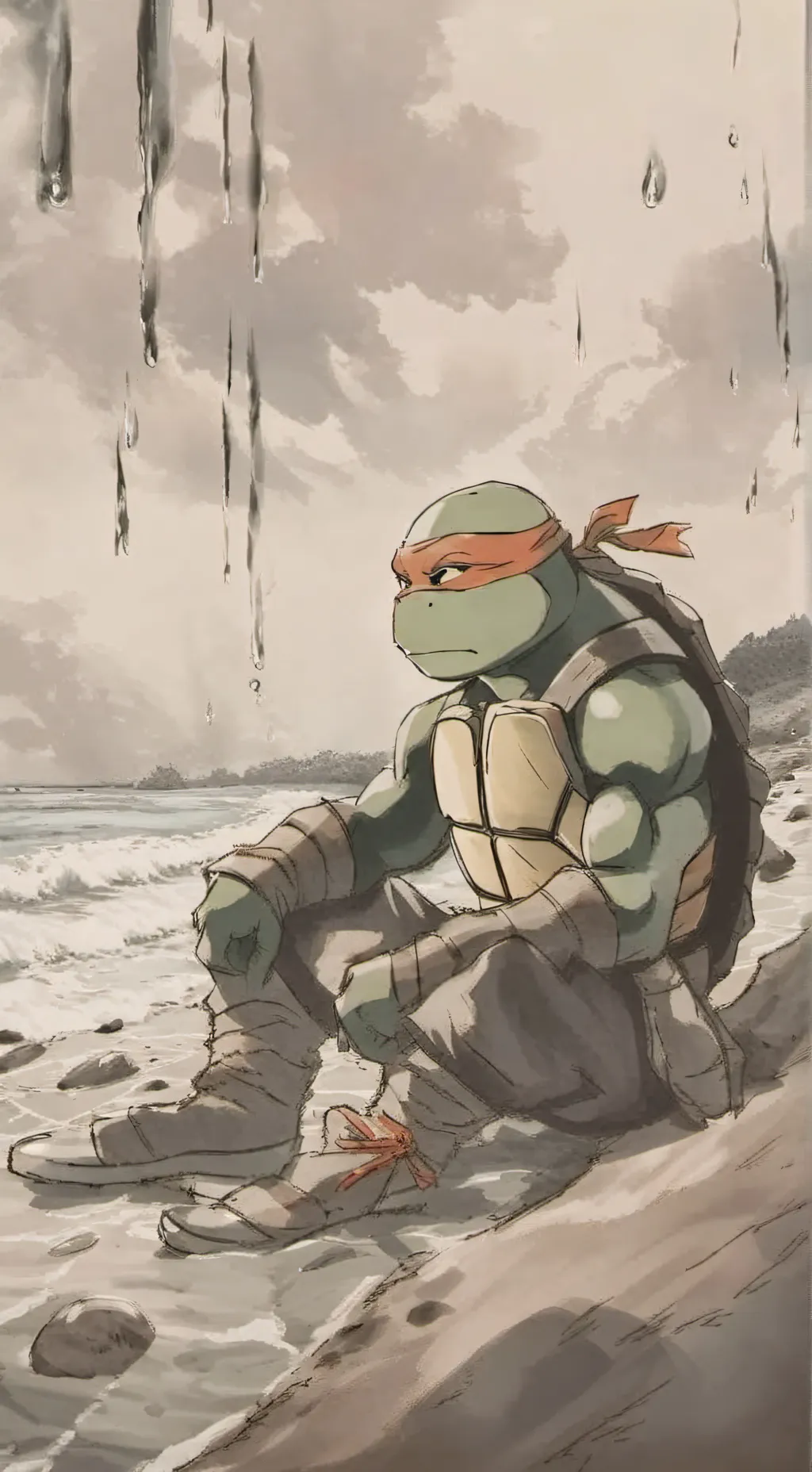 ai character: 2003 Mikey Angst😭💔 background