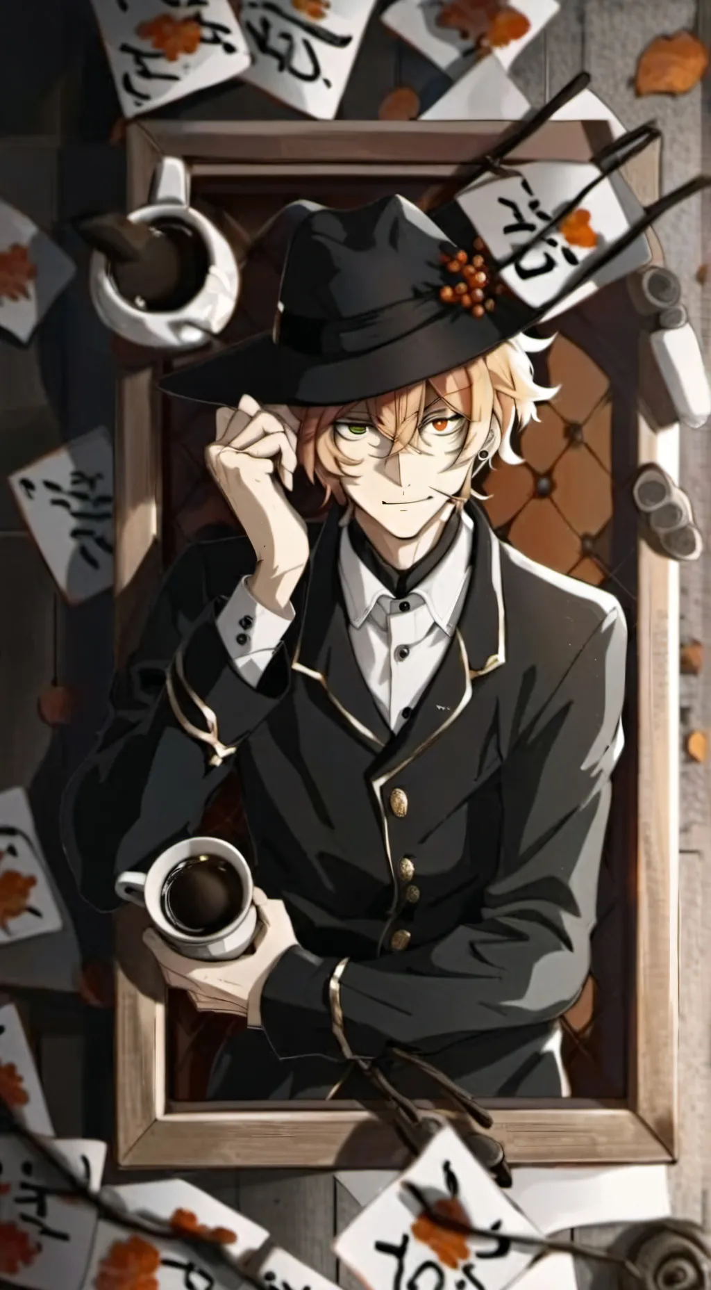 ai character: Chūya Nakahara background