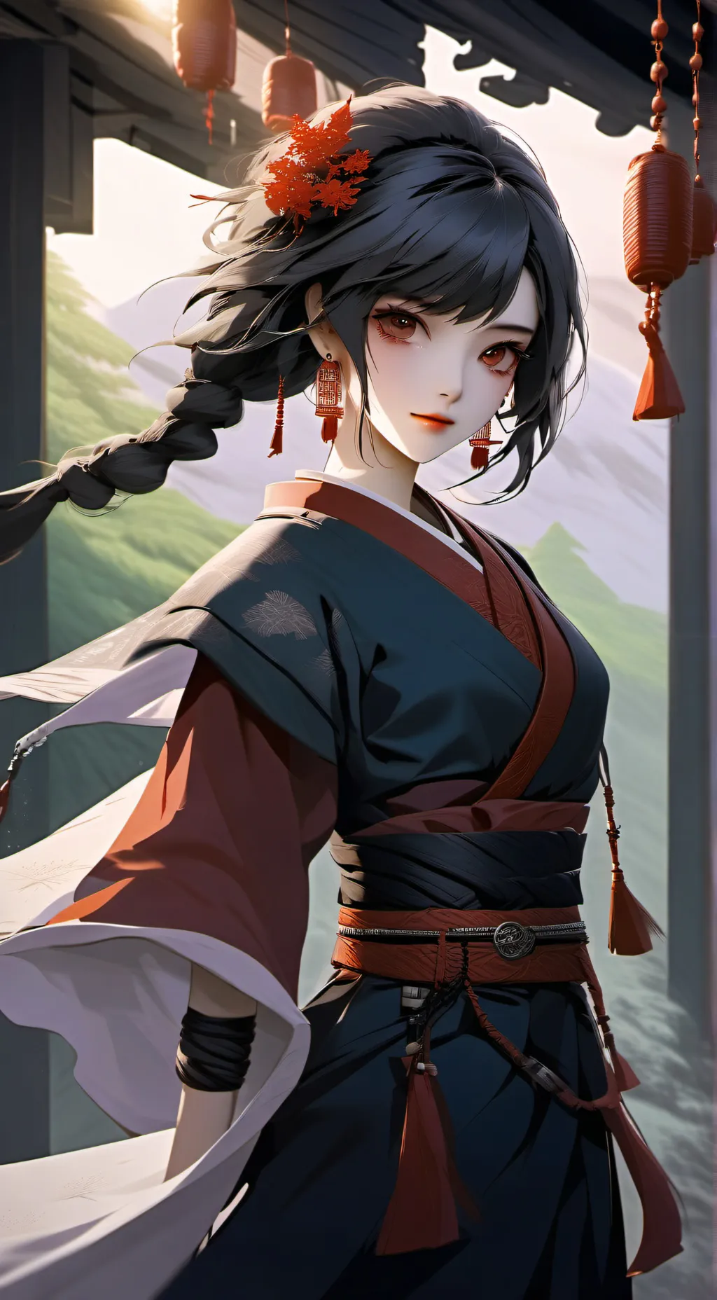 ai character: Kny school  background