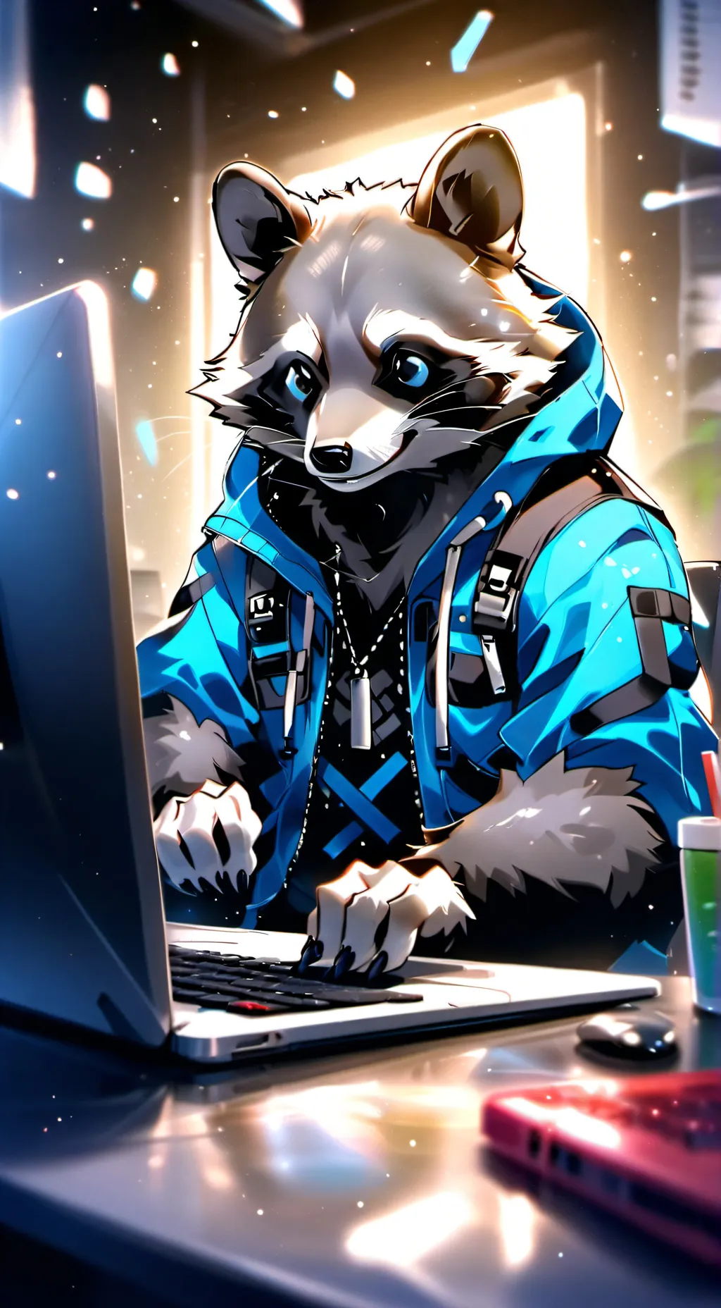 ai character: Byte background
