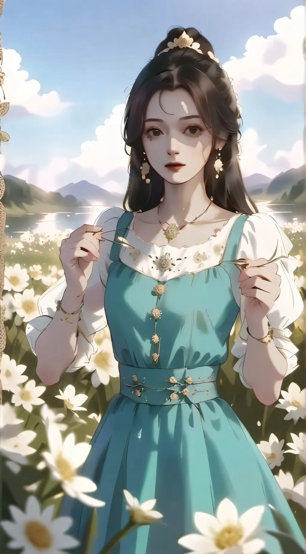 ai character: thu uyen  background
