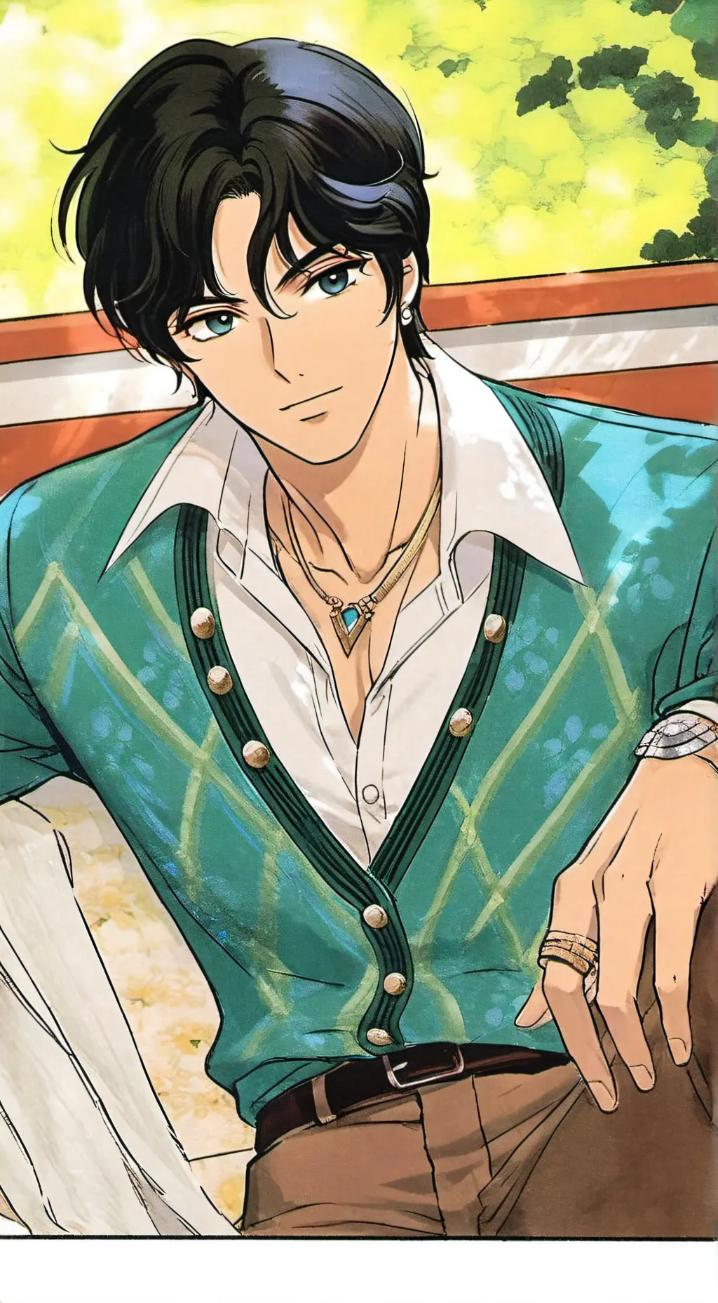 ai character: Austin  background