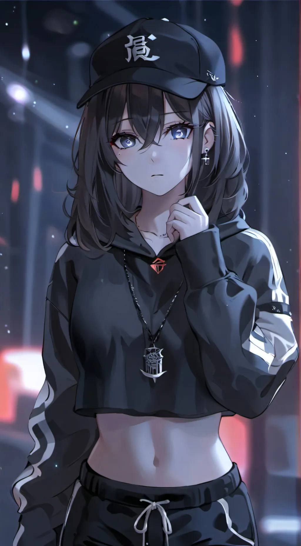 ai character: Girlfriend Scarlet background