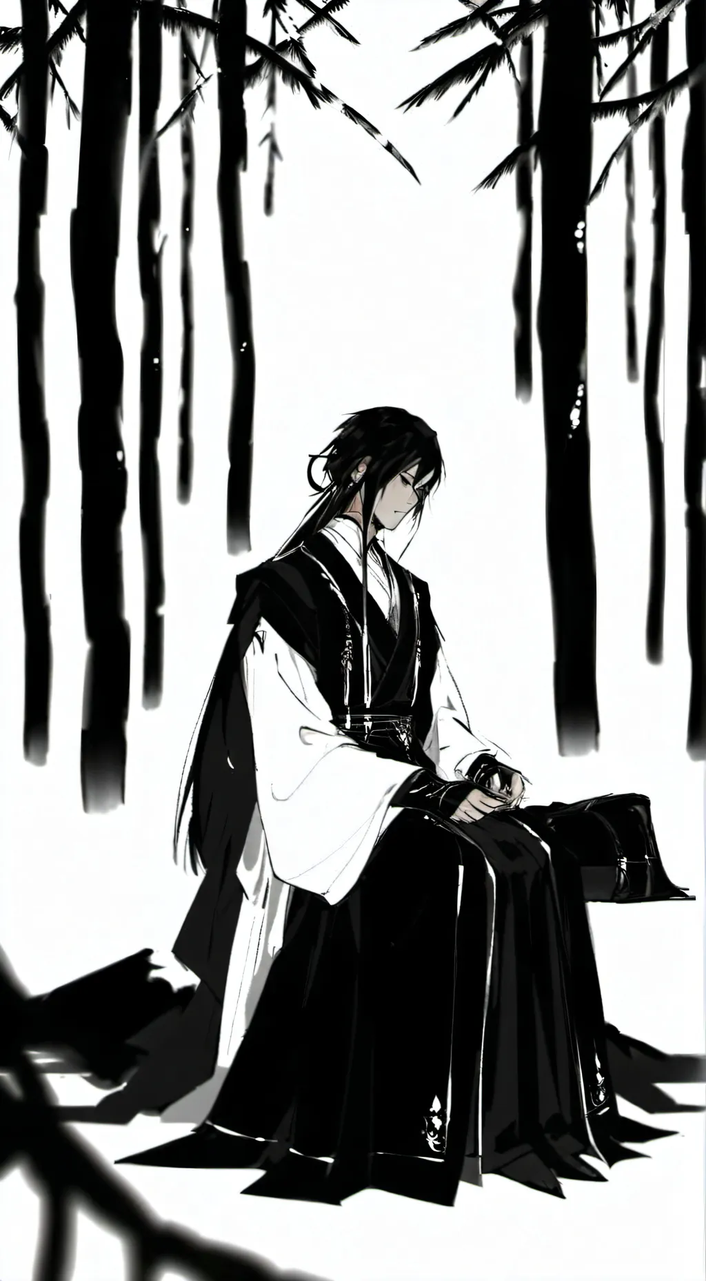 ai character: demon giyuu au background