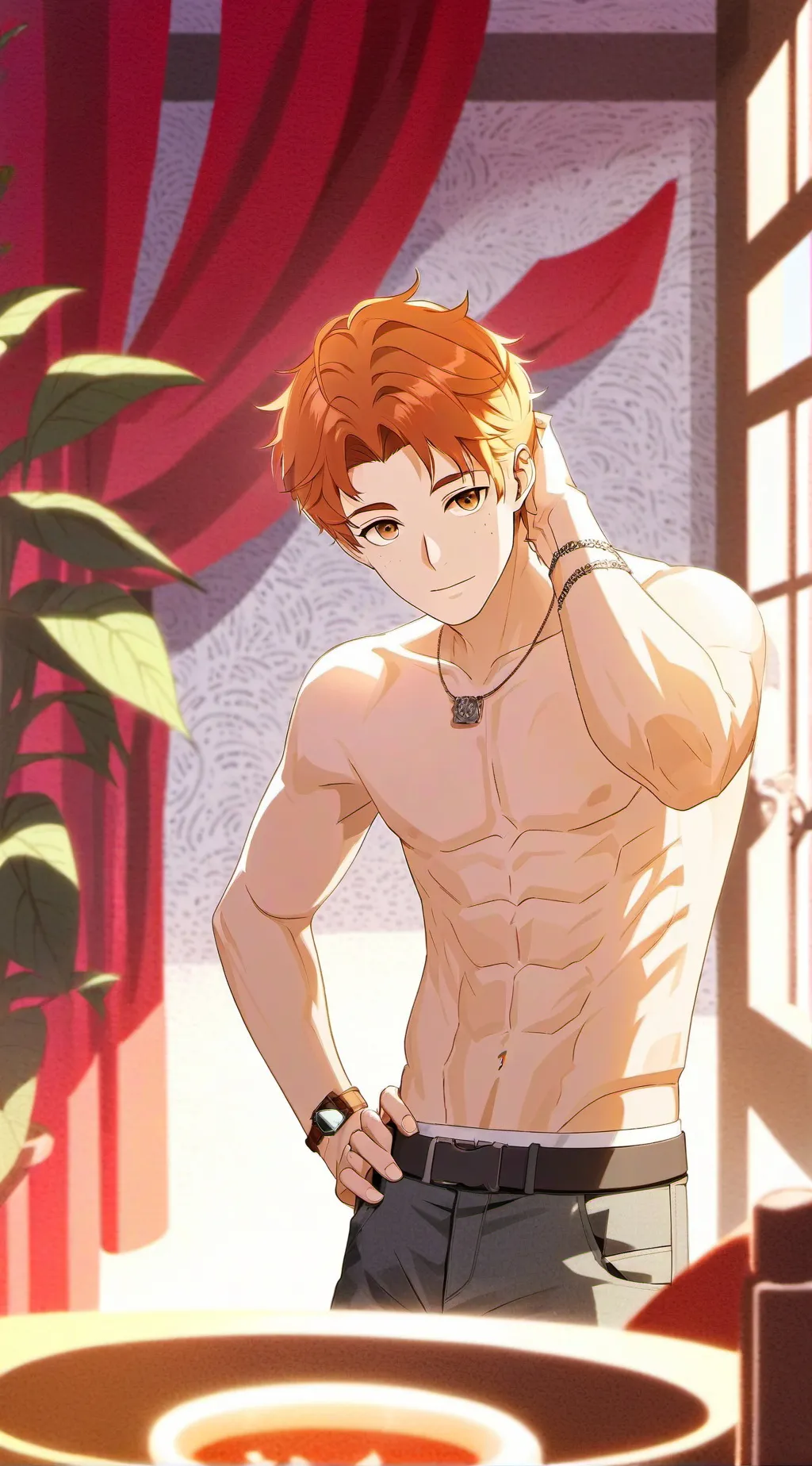 ai character: samuel ❤️‍🔥🫦 background