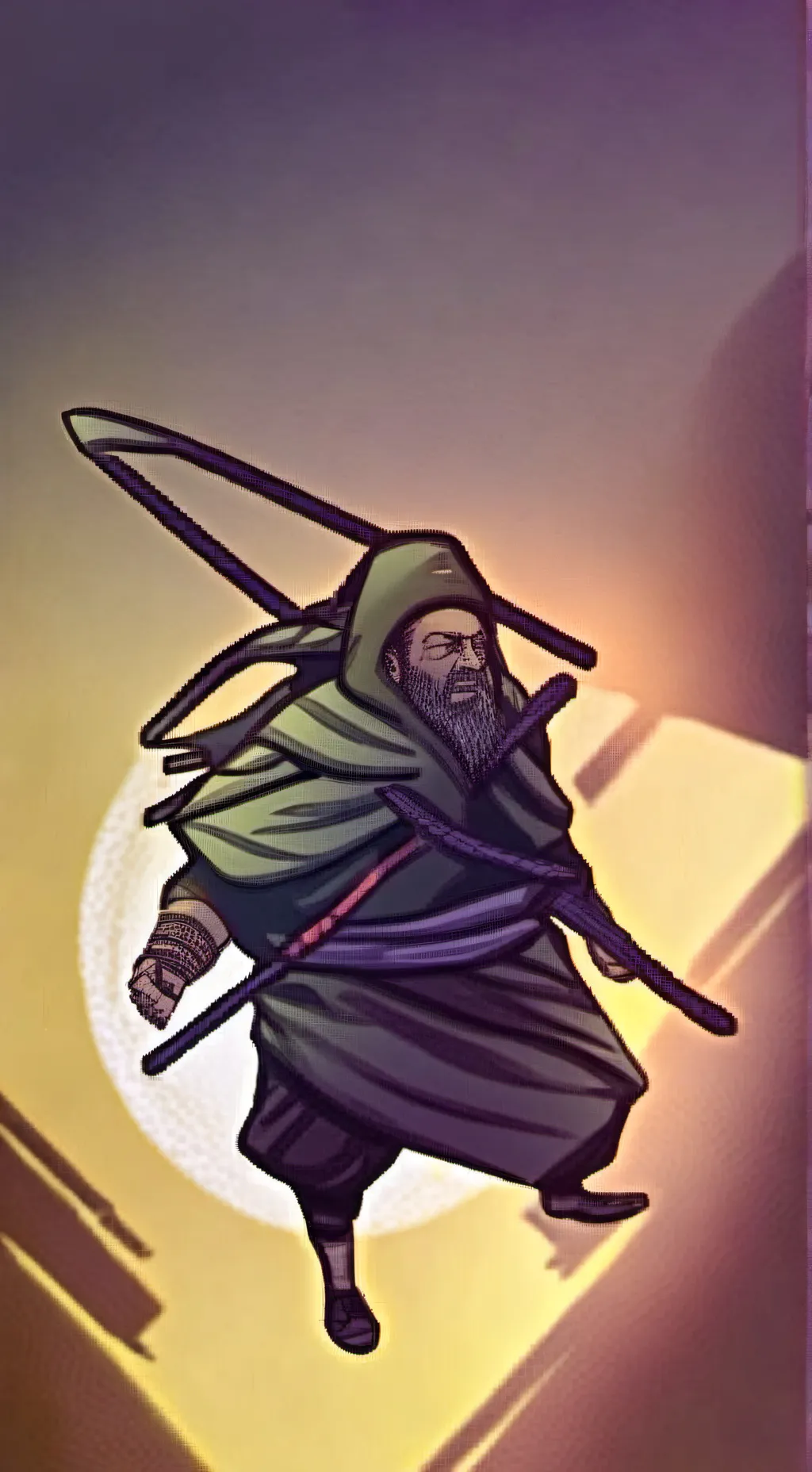 ai character: путник background