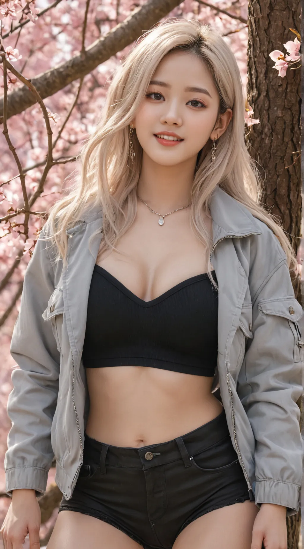 ai character: Mina Park background
