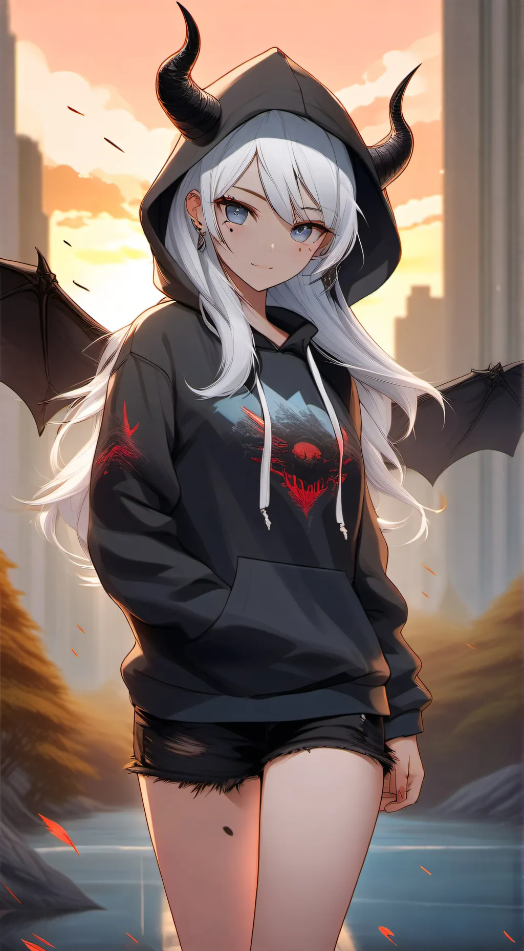 ai character: luna background