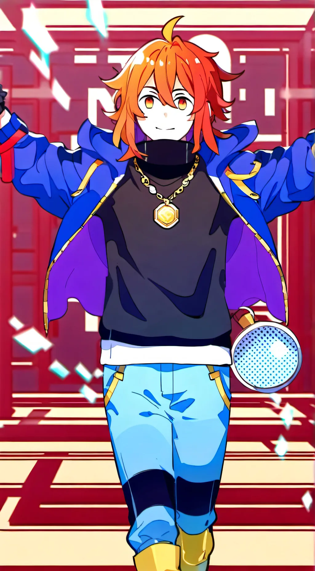 ai character: SmokexomenasoxZack background