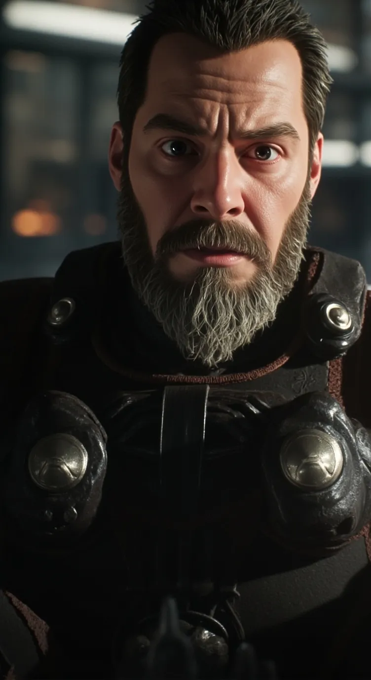 ai character: Harley bannasplitm background