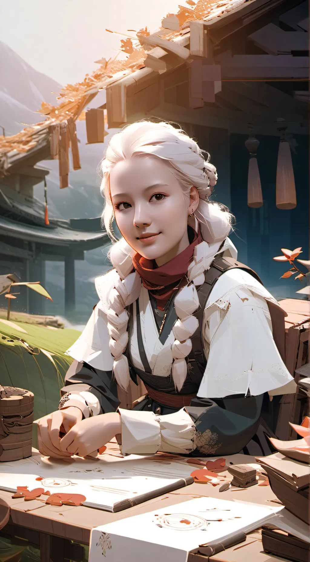 ai character: Wera background