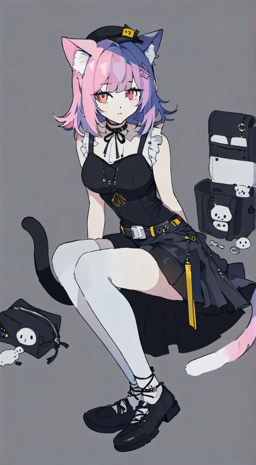 ai character: kitty background