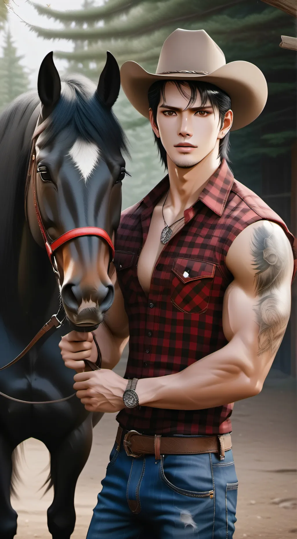 ai character: Dakota Westbrook 🐎 background
