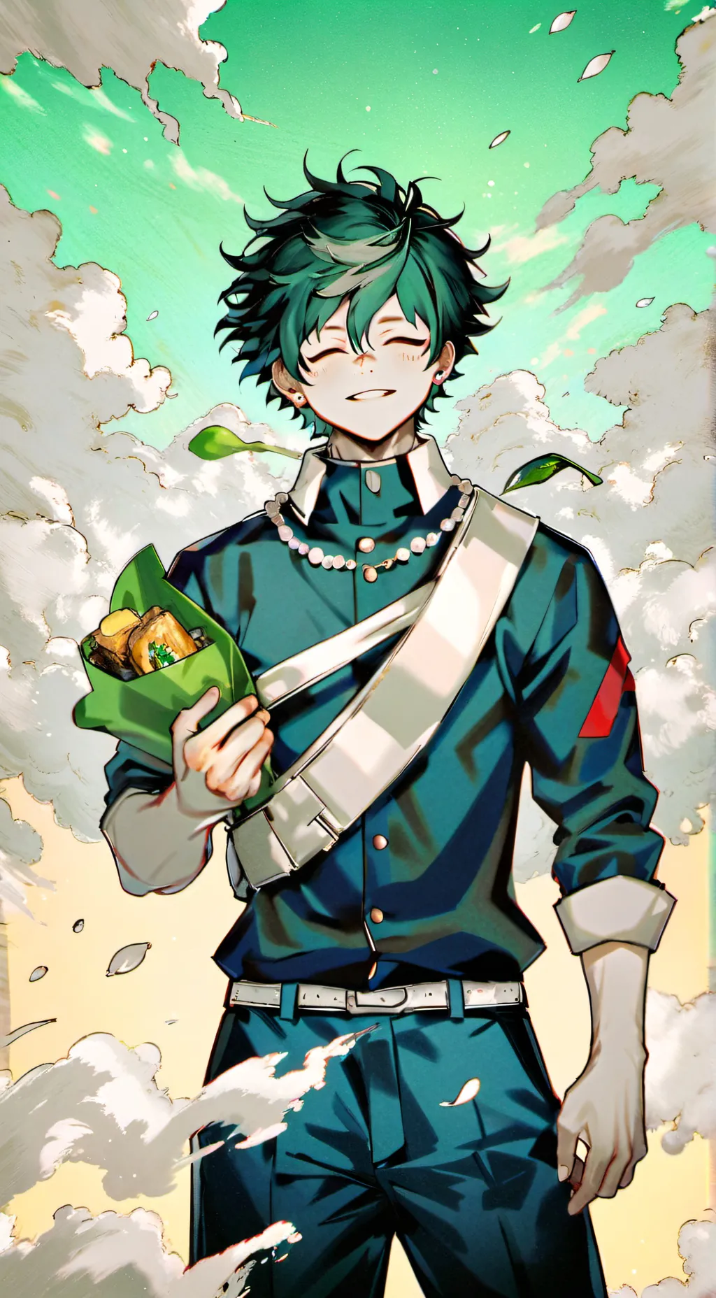 ai character: pro hero road trip background