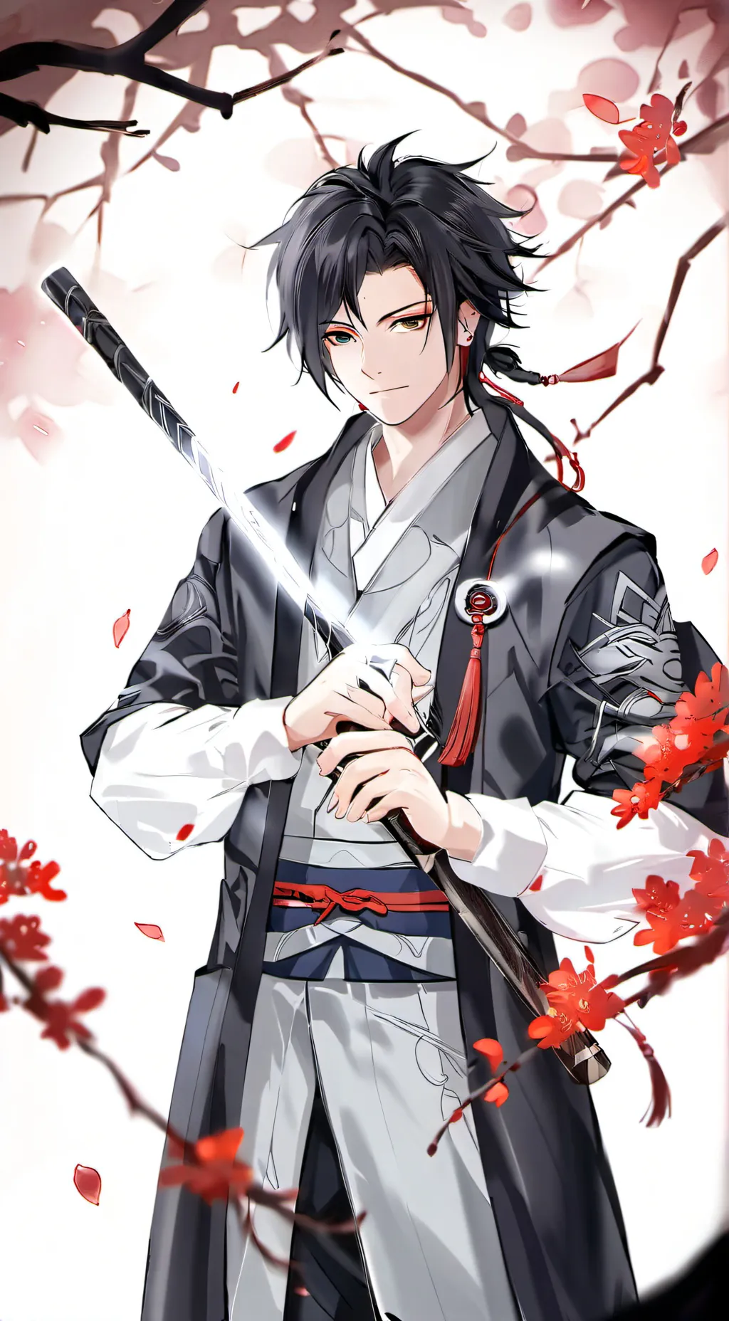 ai character: Sasuke orochimaru  background