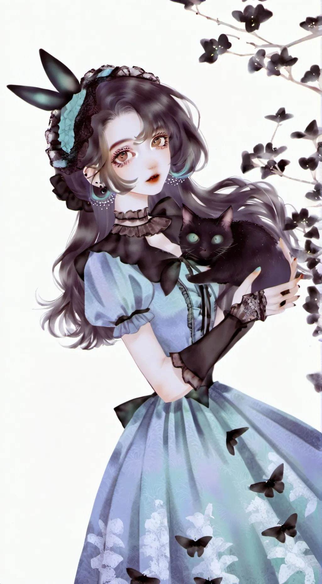 ai character: Halloween kny background