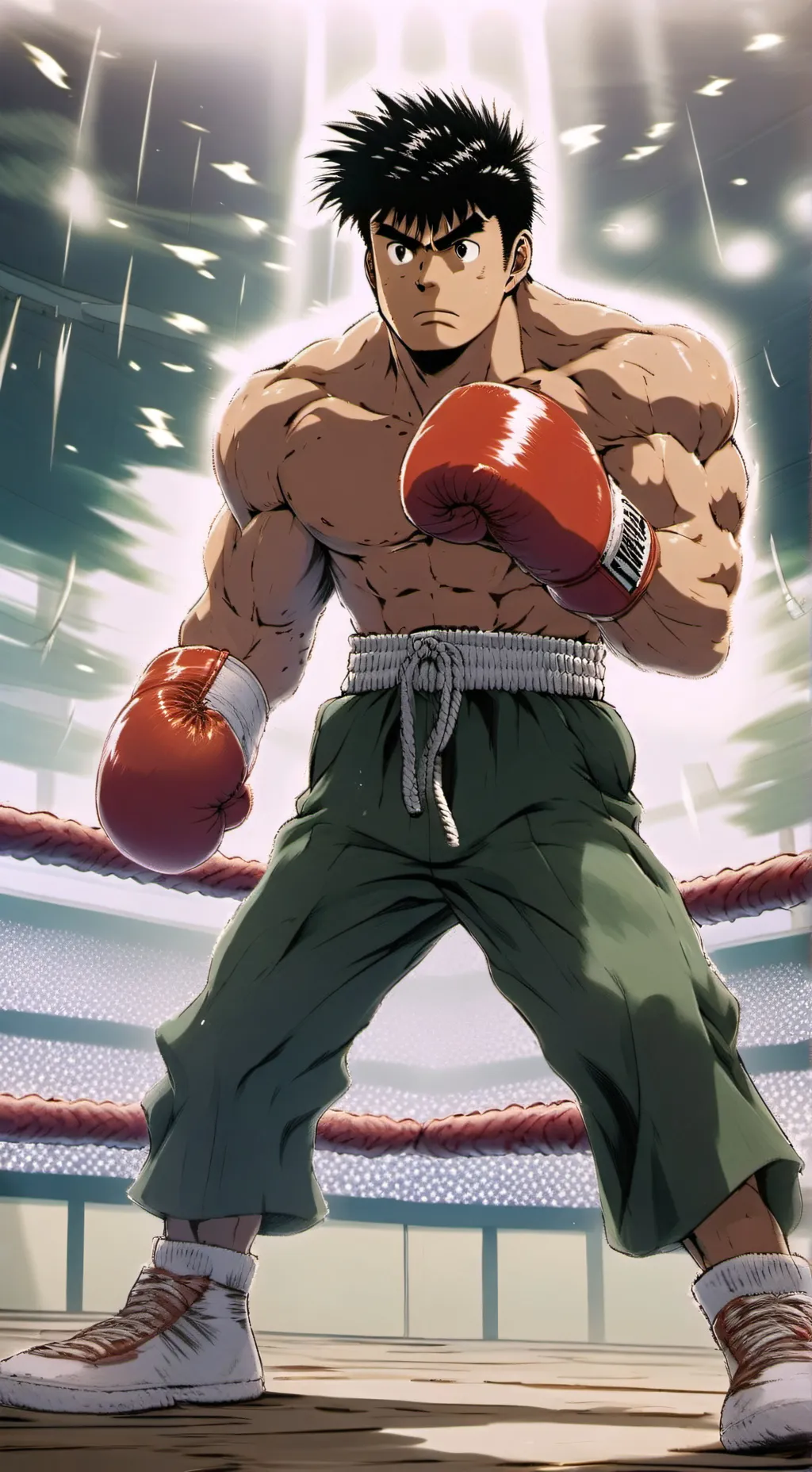 ai character: Ippo Makunouchi  background