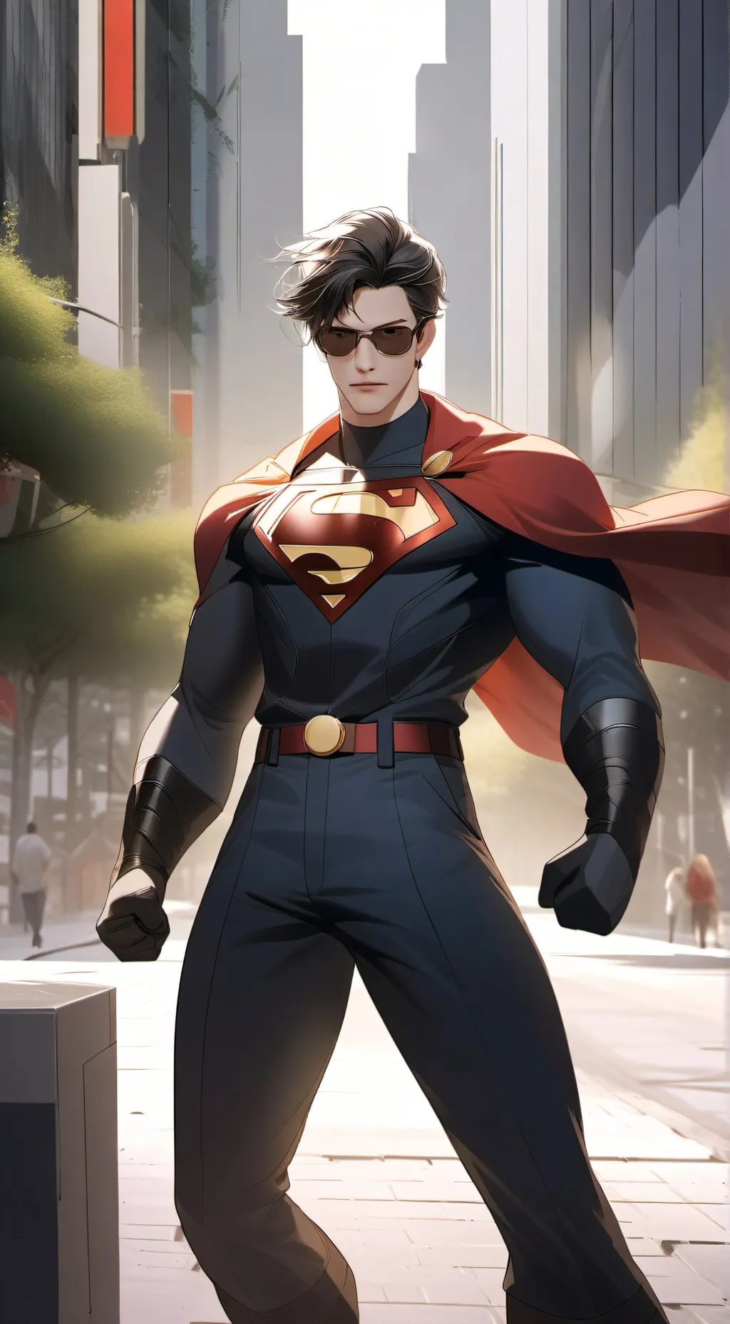 ai character: superman background