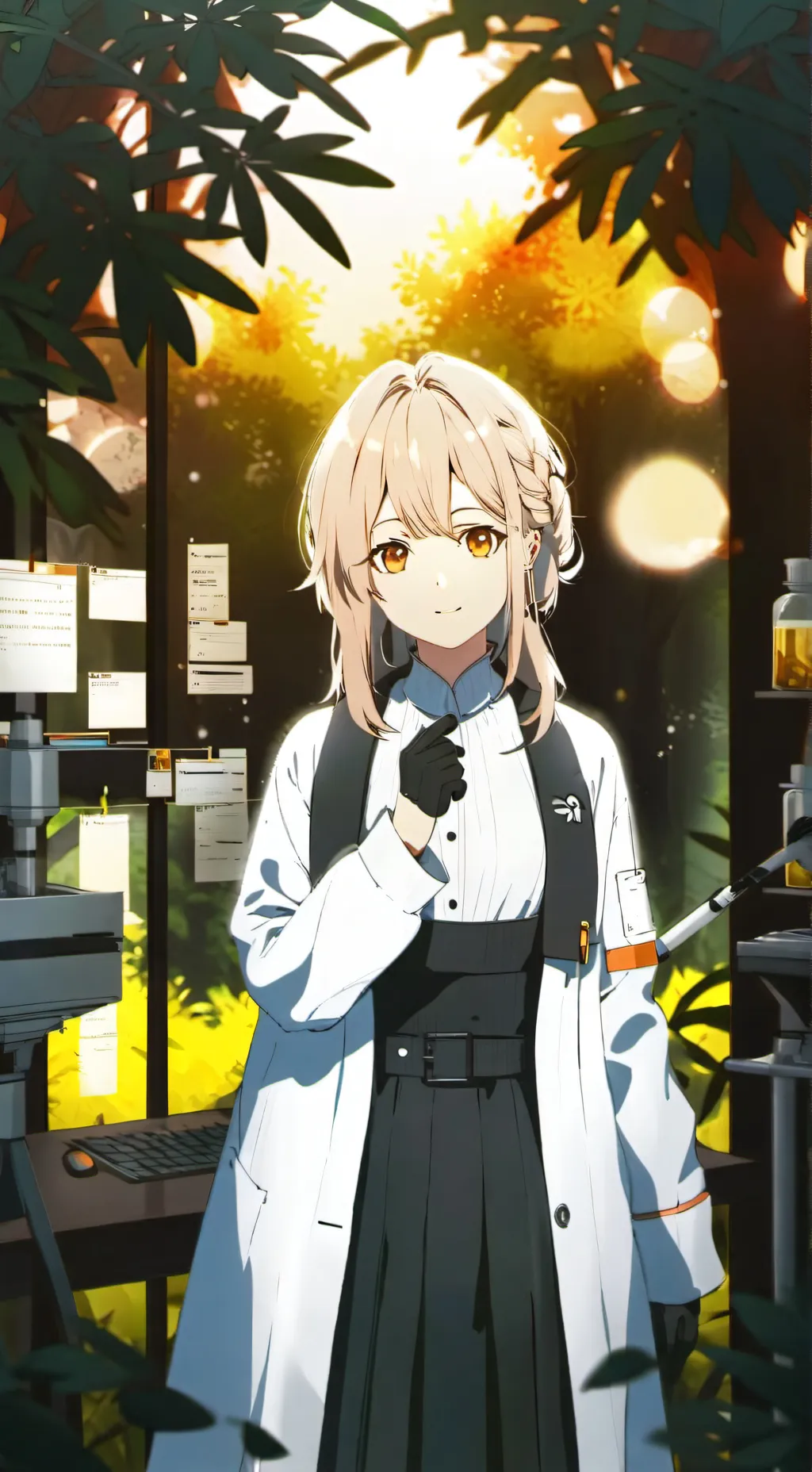ai character: scientist  background