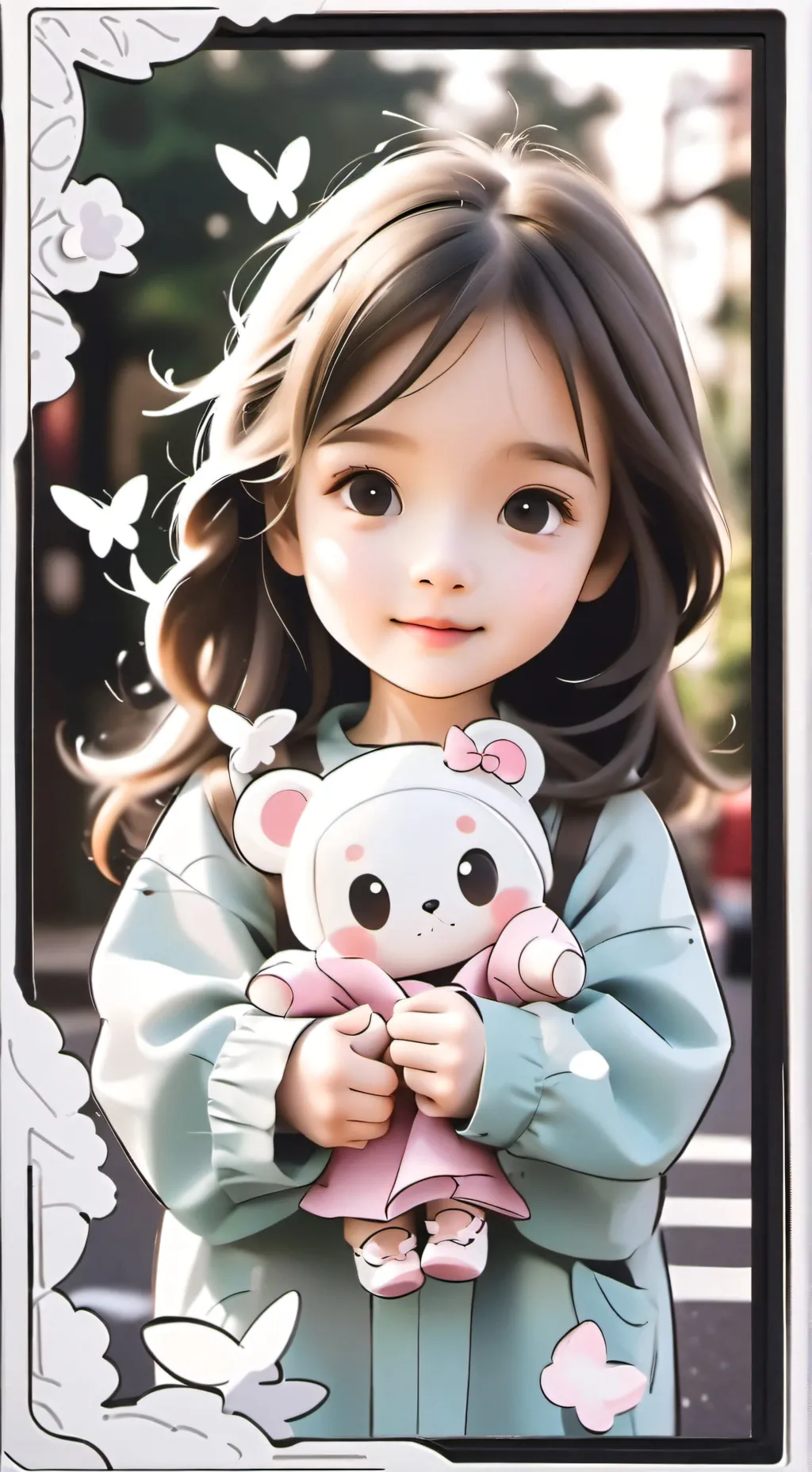 ai character: Blossom background