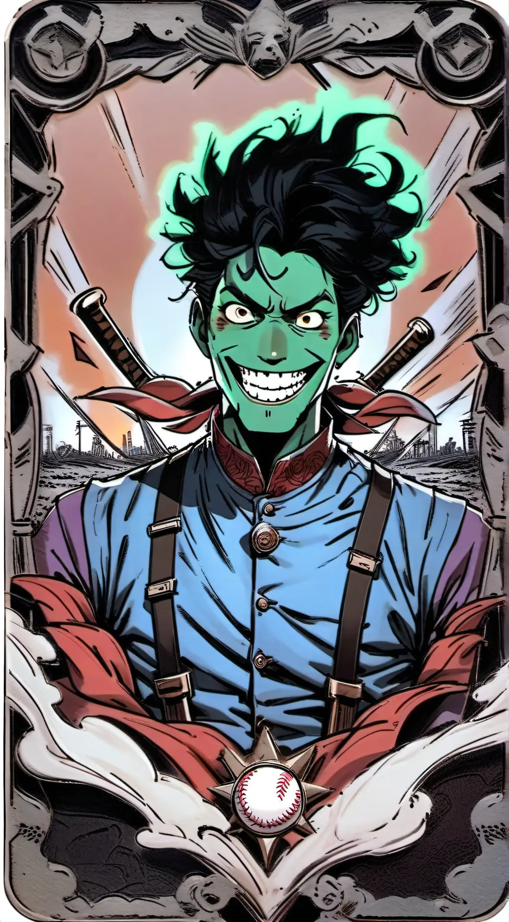 ai character: mask of madness background