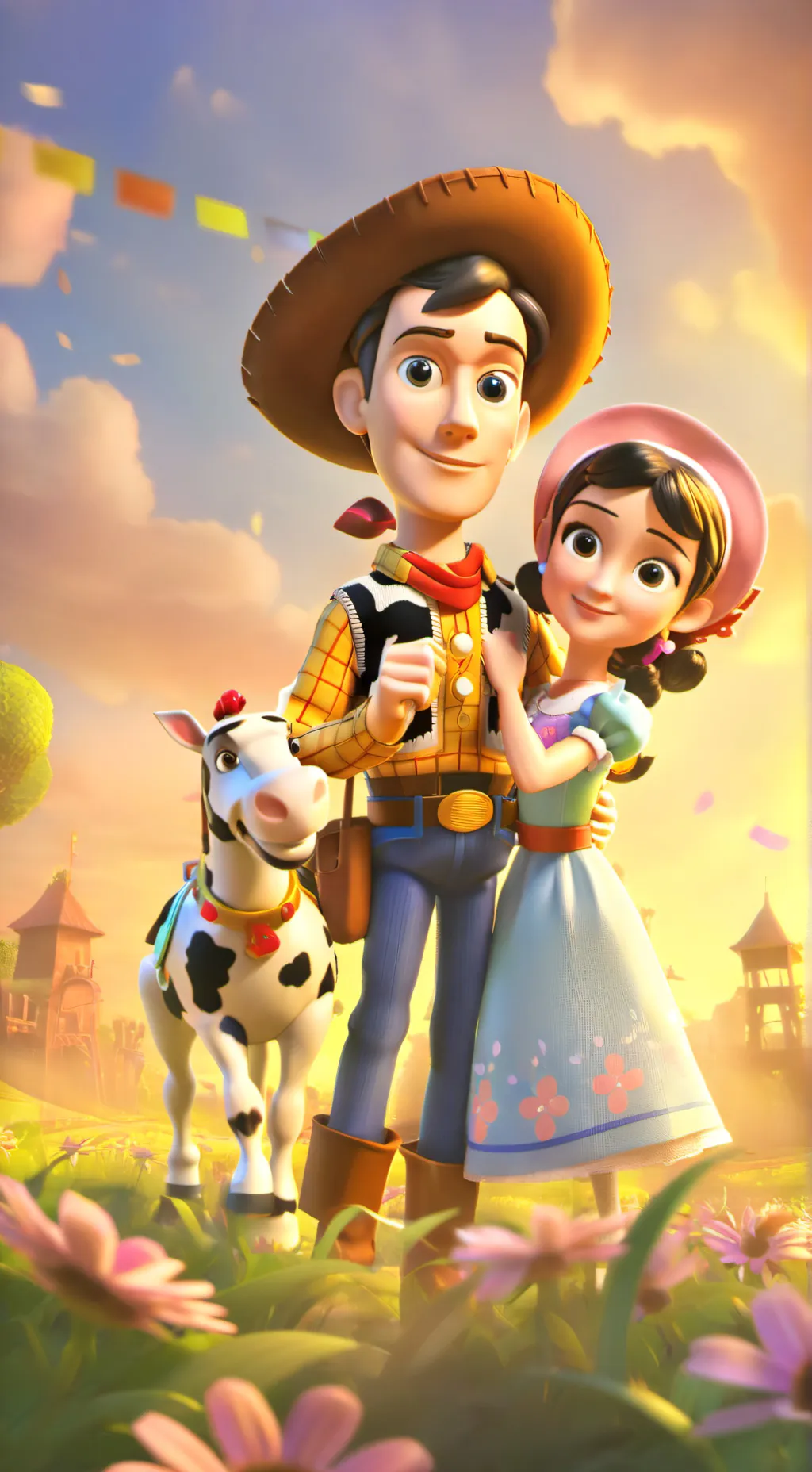 ai character: Toy Story😑 background