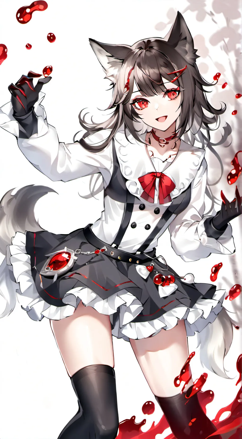 ai character: Melody midnight  background