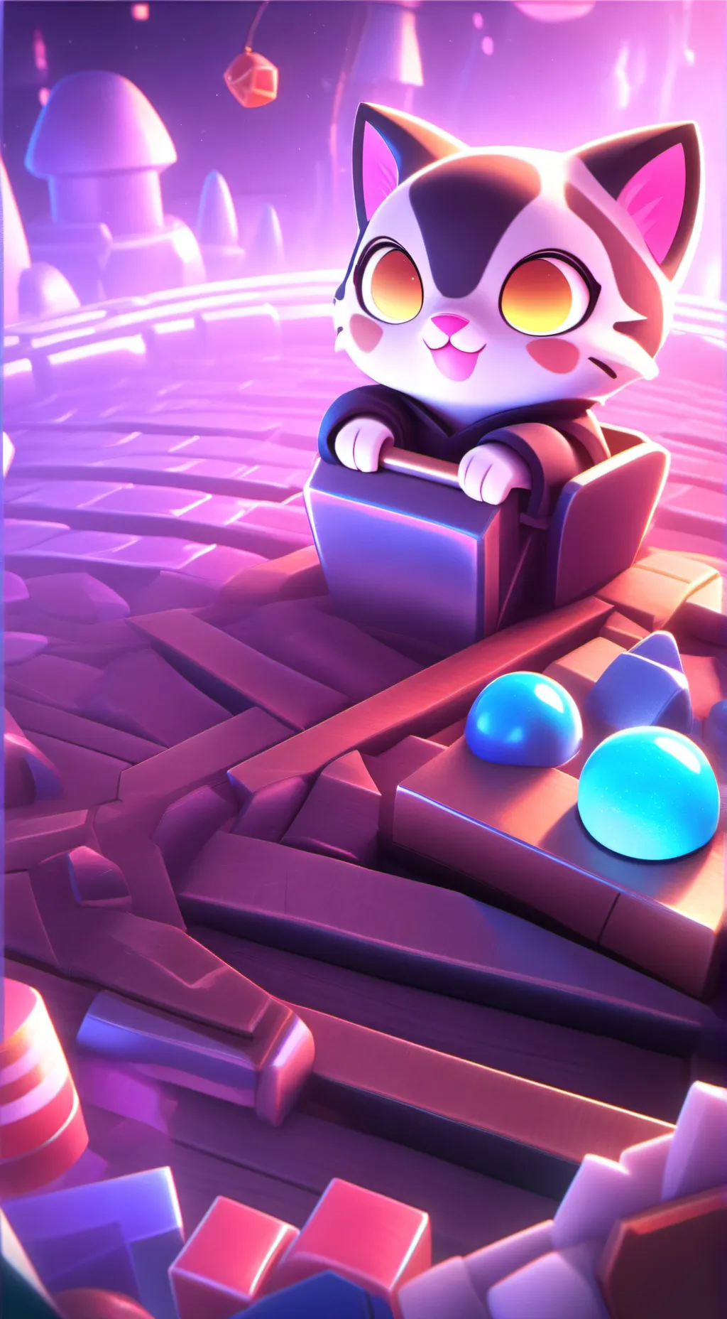 ai character: kitty background