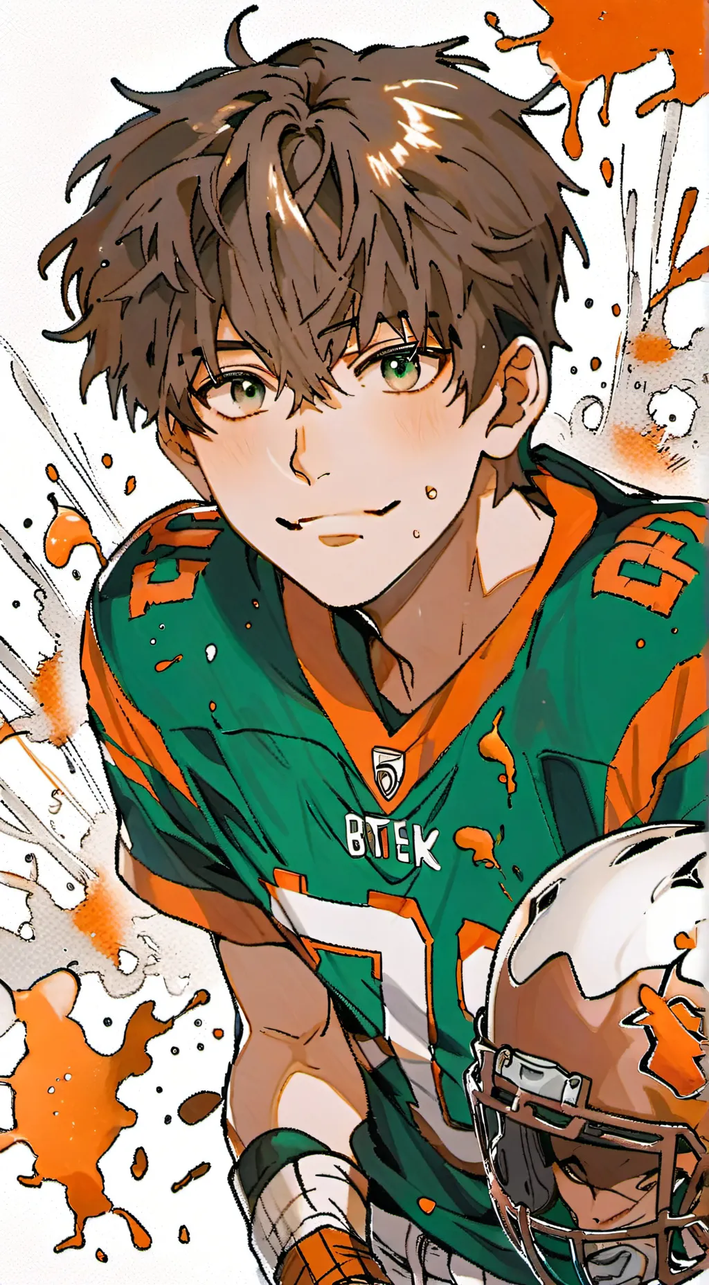 ai character: boy background