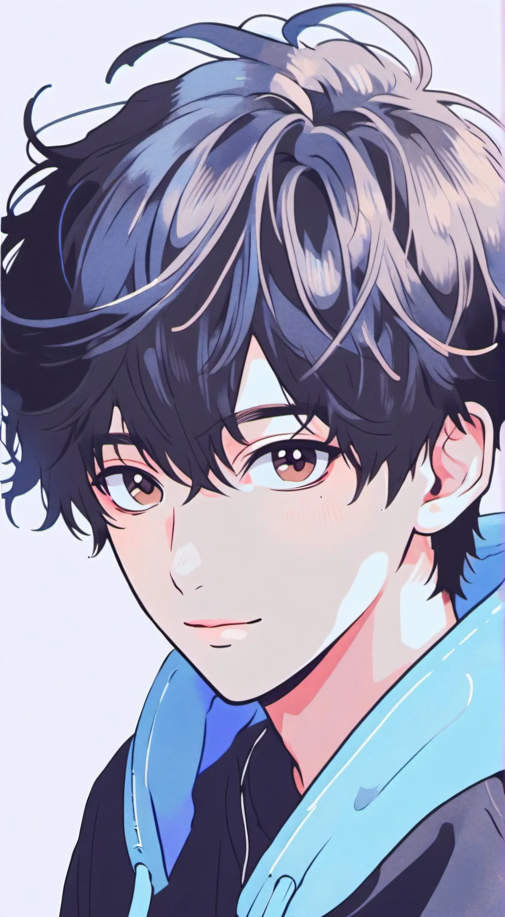 ai character: 🩵💙Austin💙🩵 background