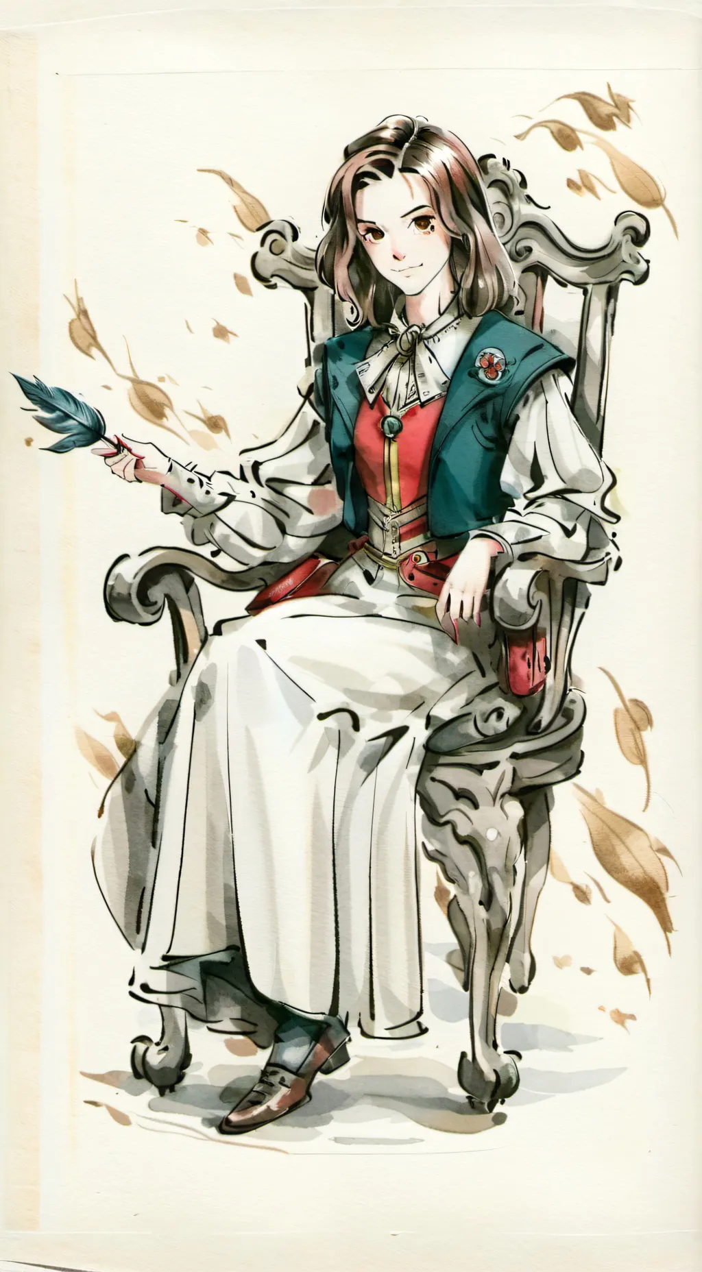 ai character: HP tattoo  background