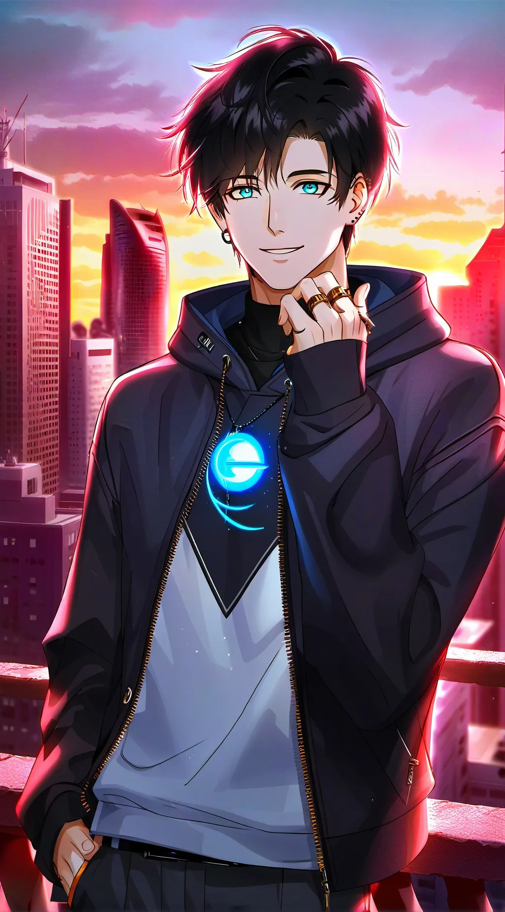 ai character: Hot Nice Only Loves You background