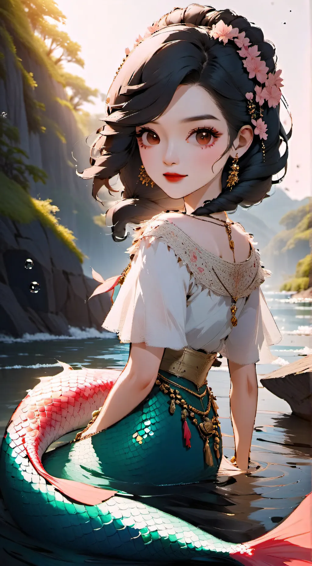 ai character: lily  background
