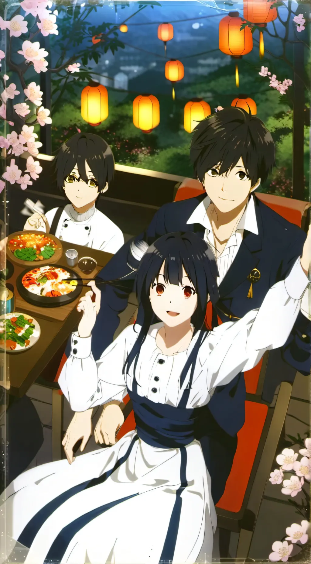 ai character: MHA Restaurant  background