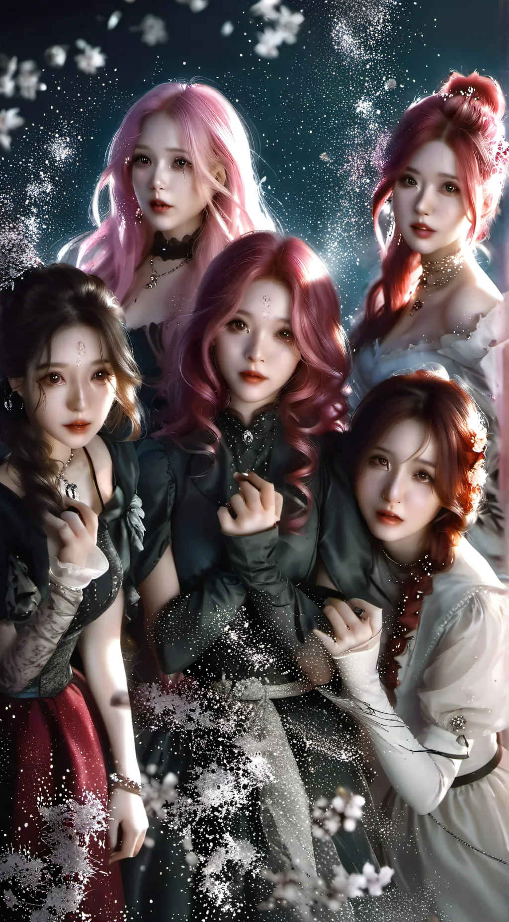 ai character: SIRENLAKEGIRLS background