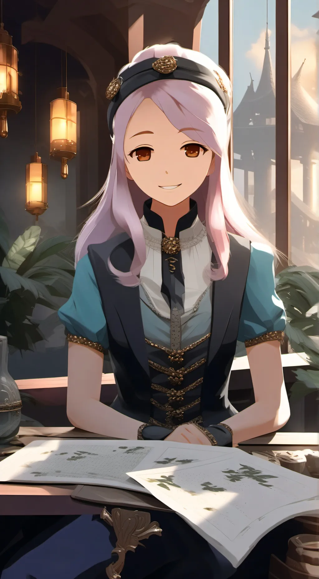 ai character: WonnaBeWife background