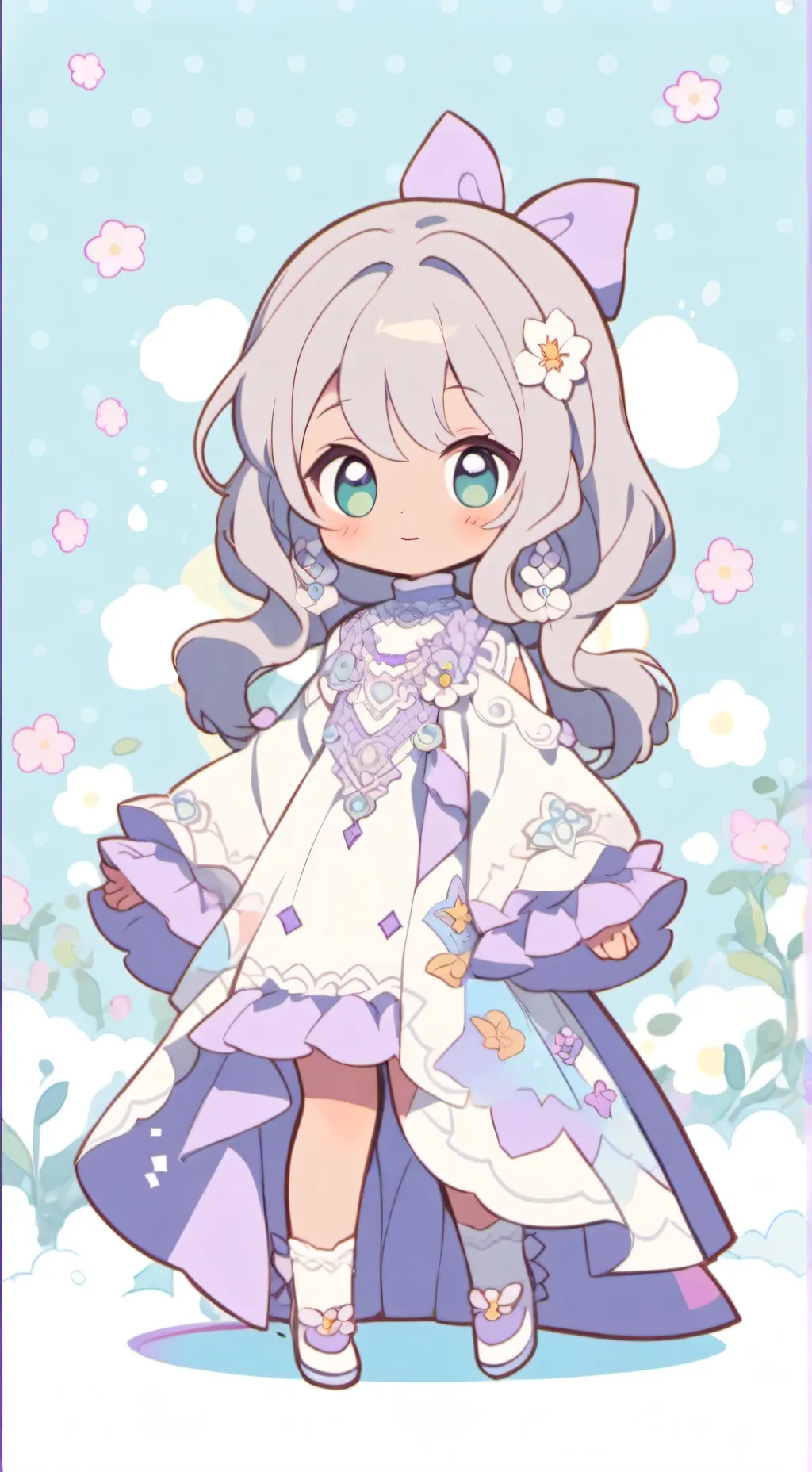 ai character: Maria Alice 🩵 background