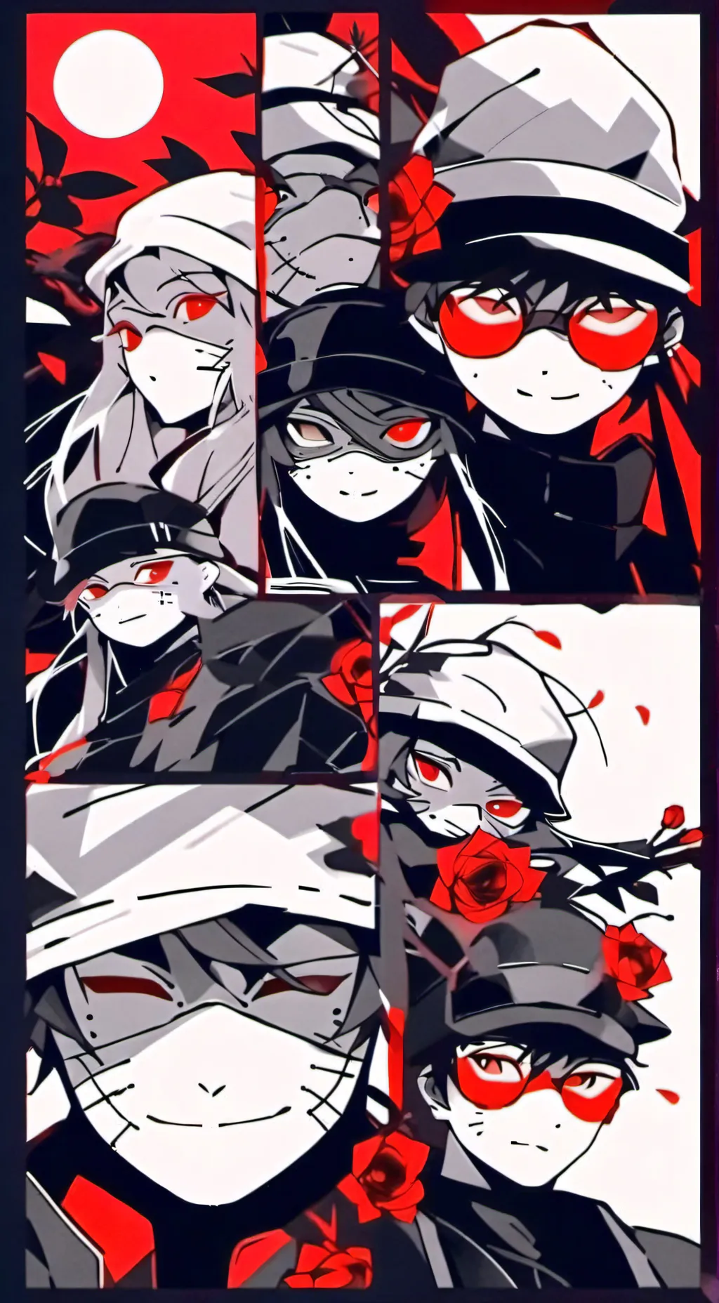 ai character: Kingdom rose background