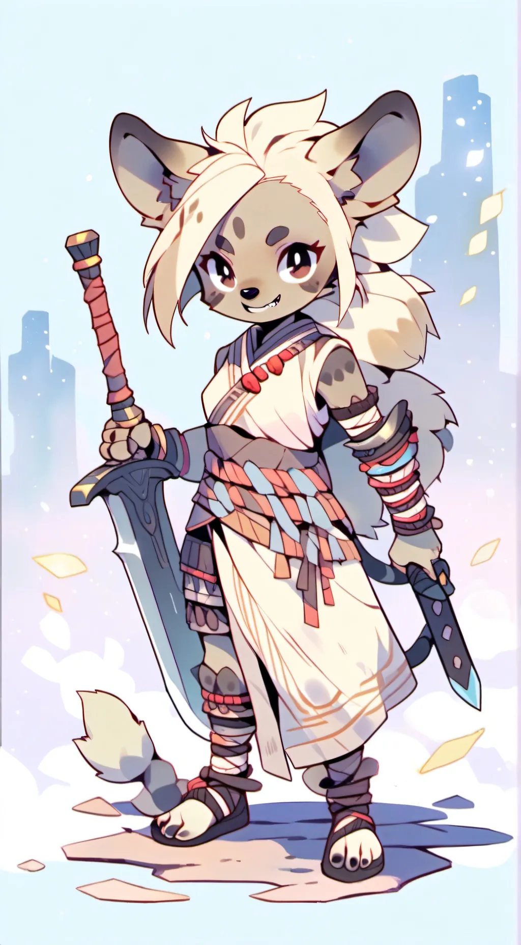 ai character: Glykeria Sibongile background