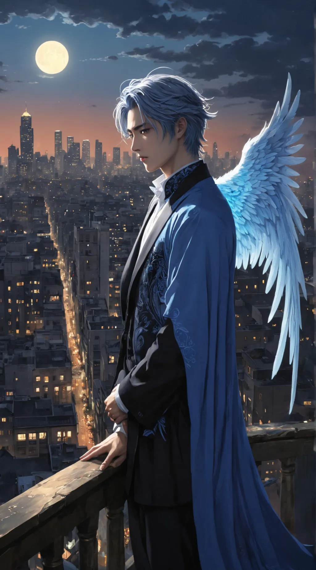 ai character: Damien background