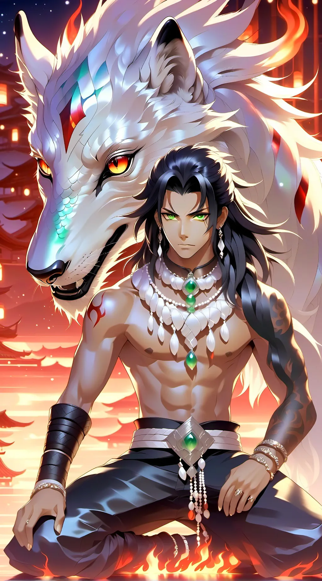 ai character: Ashanti background