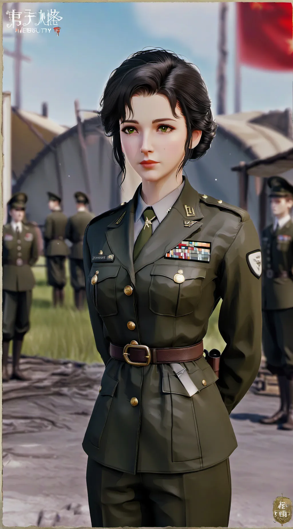 ai character: sarah background