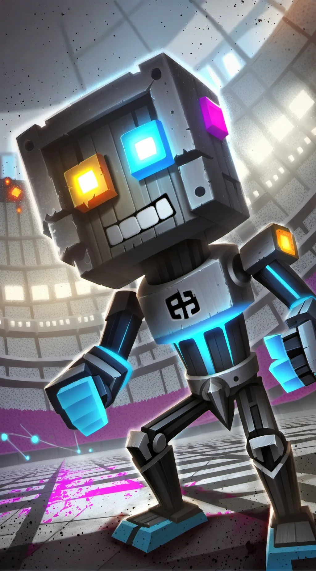 ai character: Gd demon background