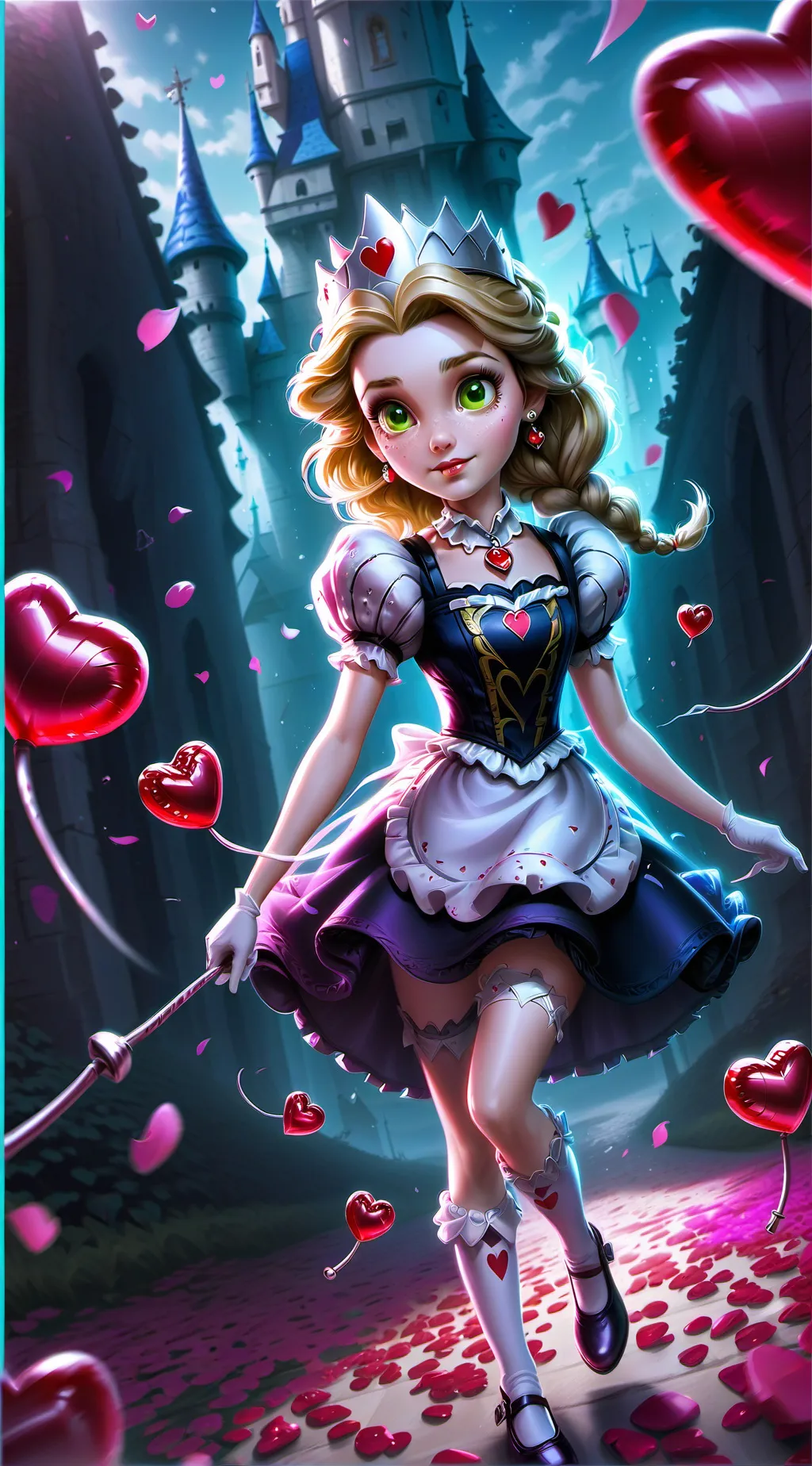 ai character: Queen Alice background