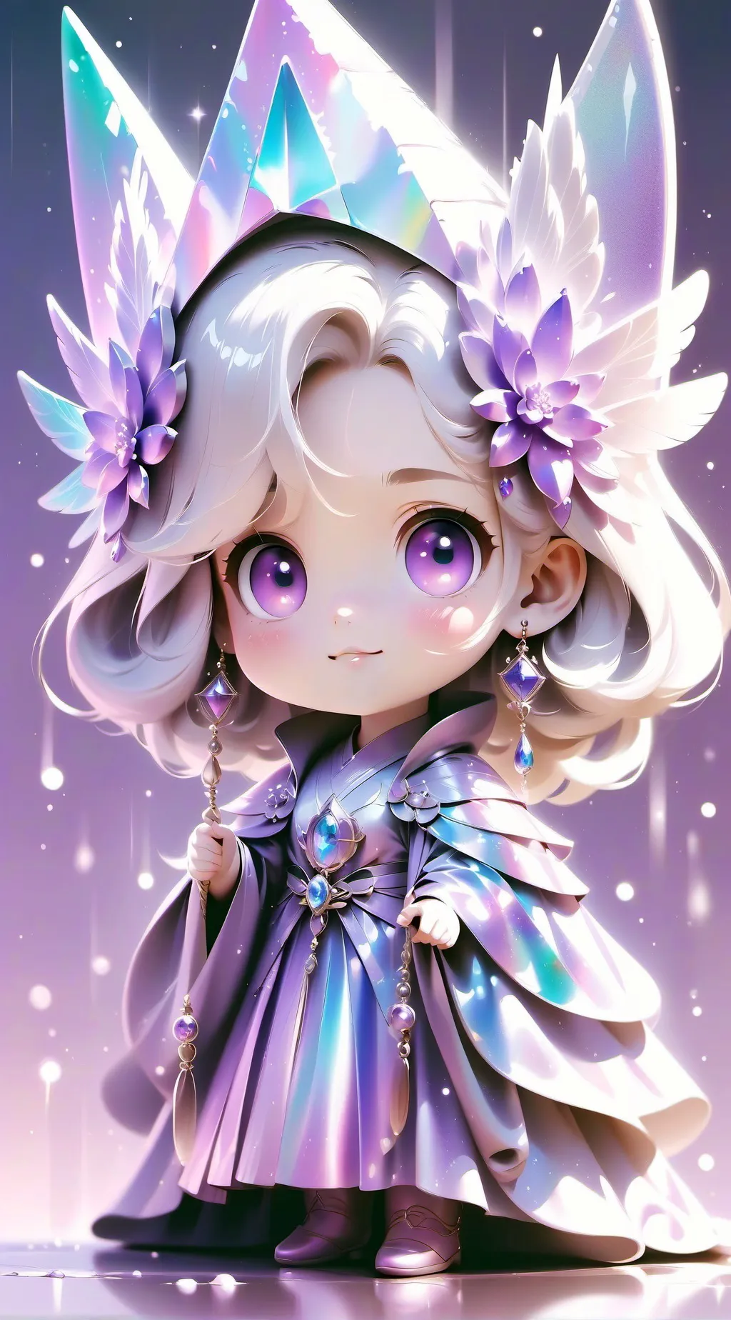 ai character: Hiii background