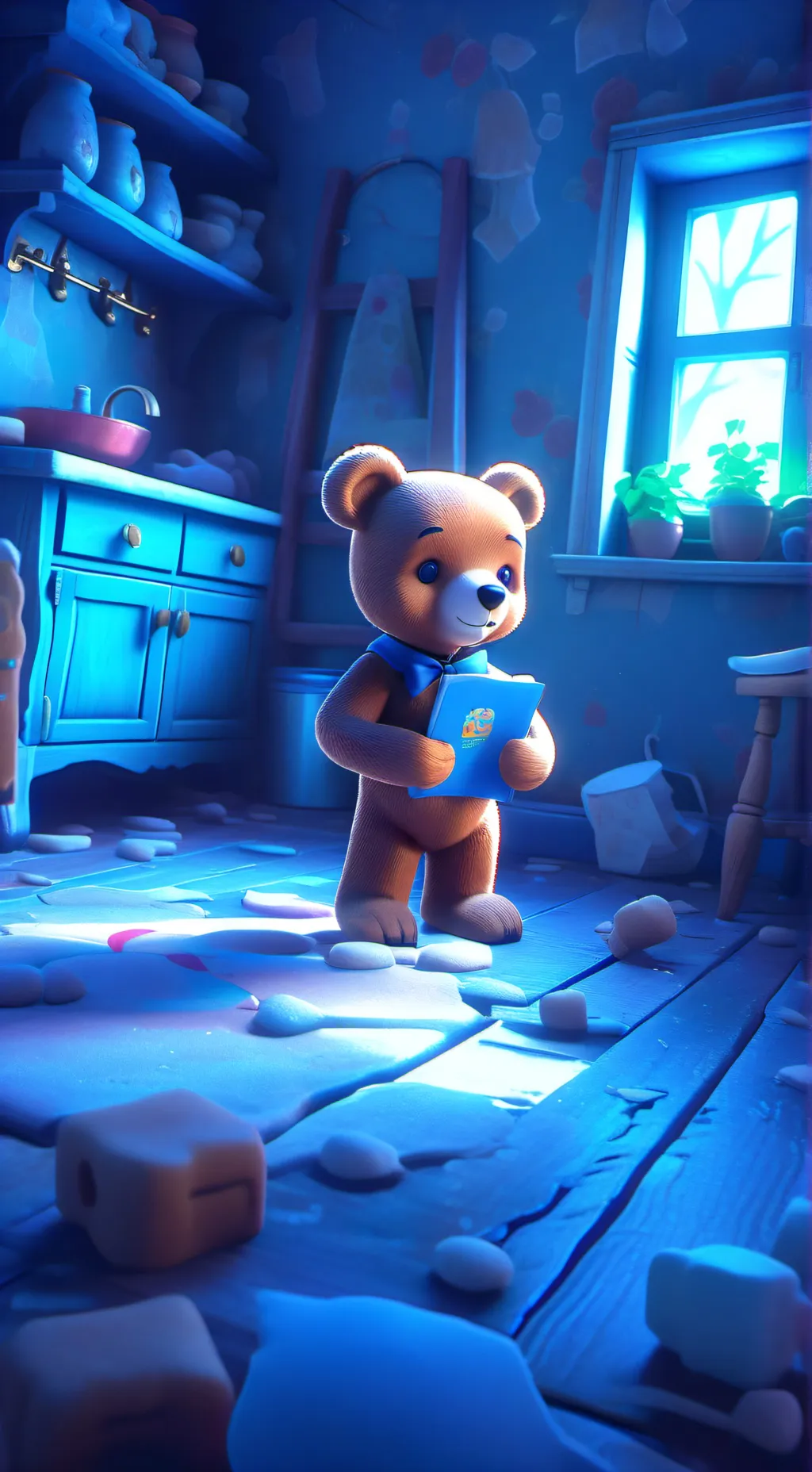ai character: Random background