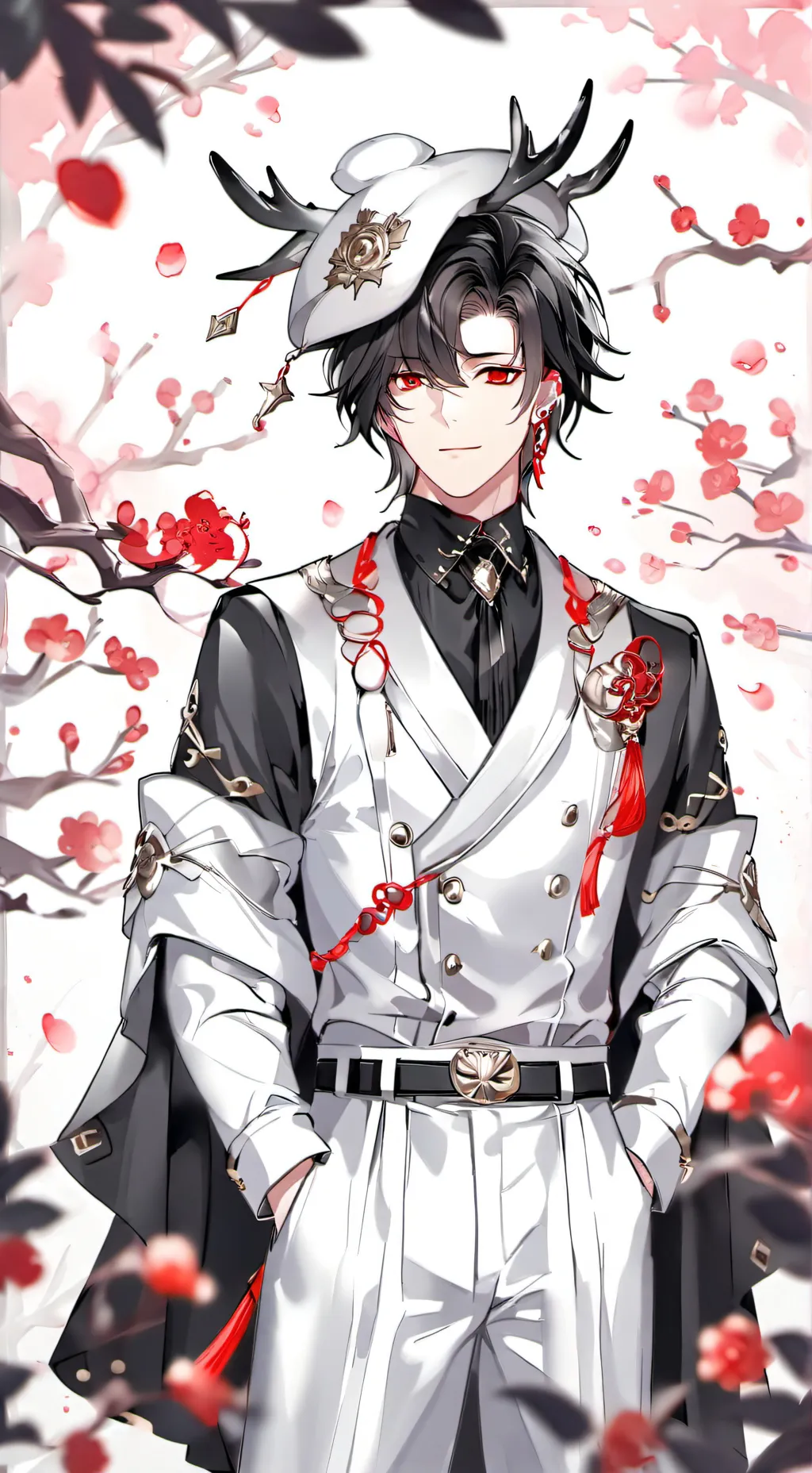 ai character: TV man background