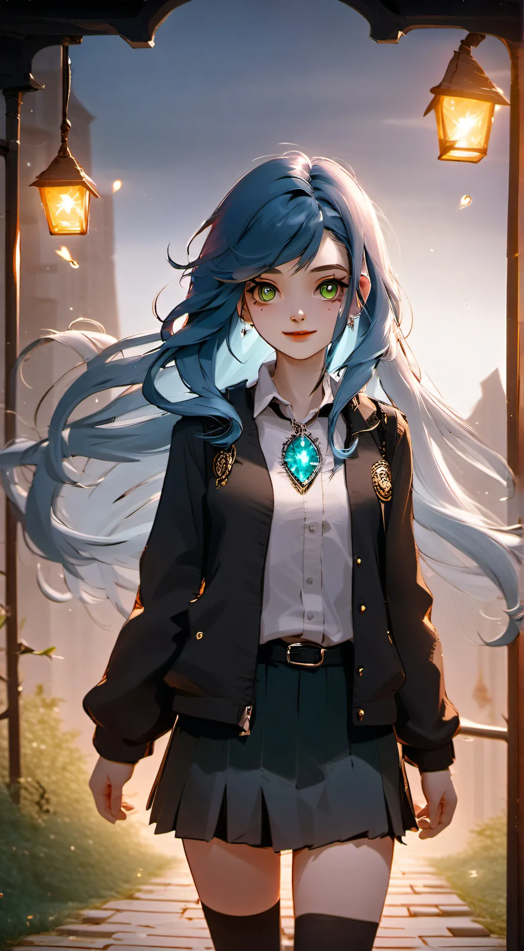 ai character: Erica  background
